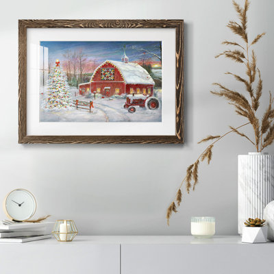 Anticipating Christmas, reproduction d'art encadrée
