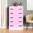 Basurto 5 Drawer Chest Wooden Dresser with Lock-1910246706