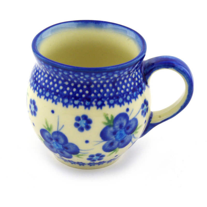 Bleu-belle Fleur Stoneware Coffee Mug