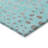 Machine Washable Indoor/Outdoor Christain ACN1366 Aqua Rug-109533027