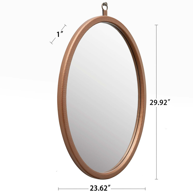 Miroir de salle de bain Gracemoor, Champagne