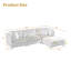 Canapé modulaire rembourré en velours côtelé 4 pièces Seemab avec dossier coussiné et repose-pieds amovible Seemab-1245326940