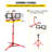 LED Work Light with Stand, 10000 Lumen Dual-head LED Work