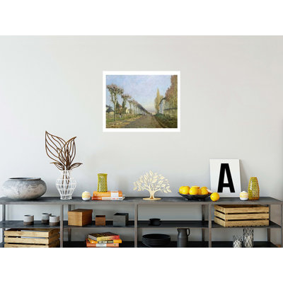 Rue de la Machine Louveciennes by Alfred Sisley - Giclee Print