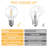 Davidoff Outdoor 25 - Bulb 50'' Solar Powered String Light