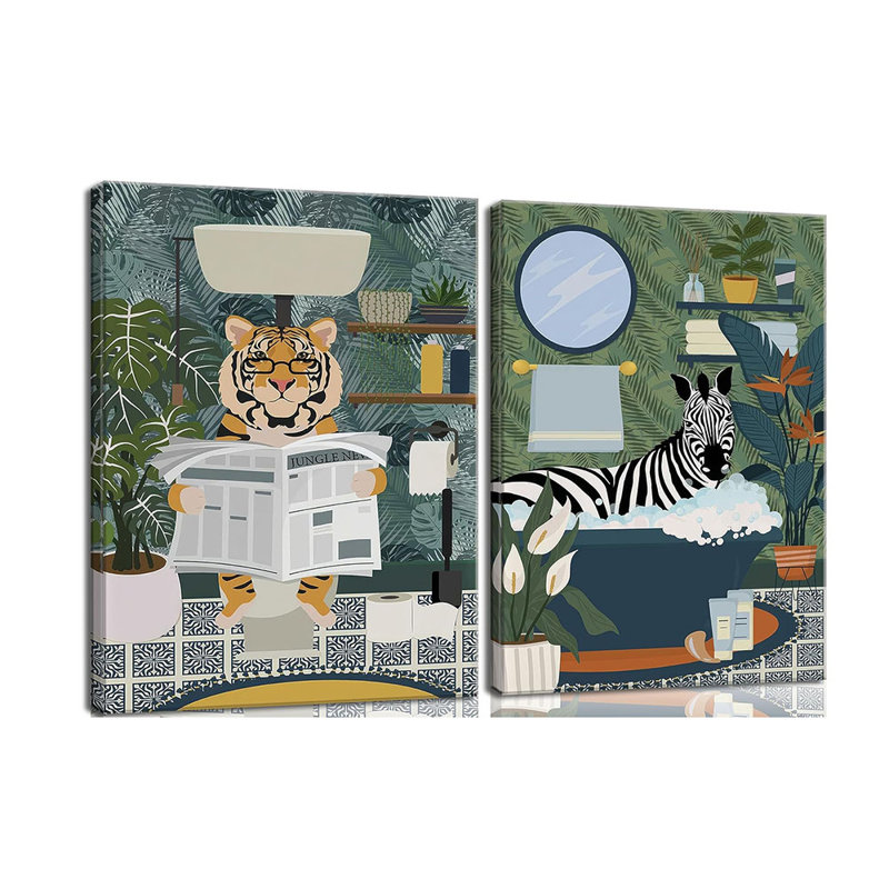 2 Piece Wrapped Canvas Print