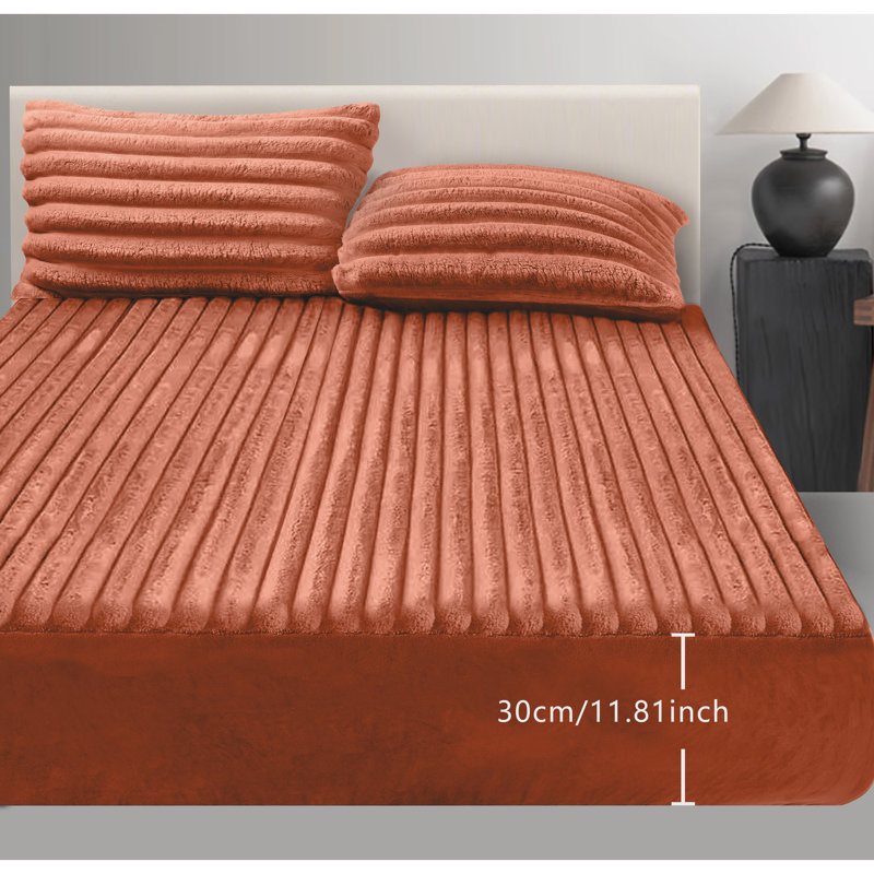 Fitted Sheet, Orange