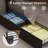 Modern Upholstered Bed Frame with LED Lights, Charging Station & Storage Drawers-1390966000