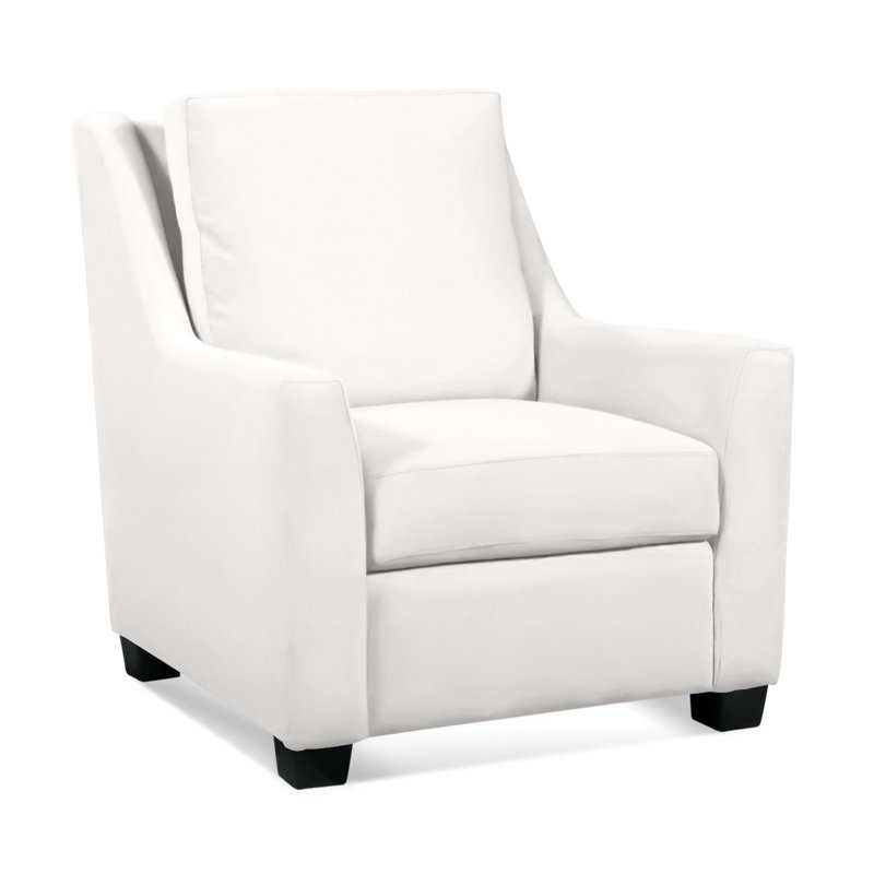 Upholstered Accent Chair, Black, Elite Ivory; 0321-91