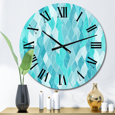 Horloge murale Turquoise