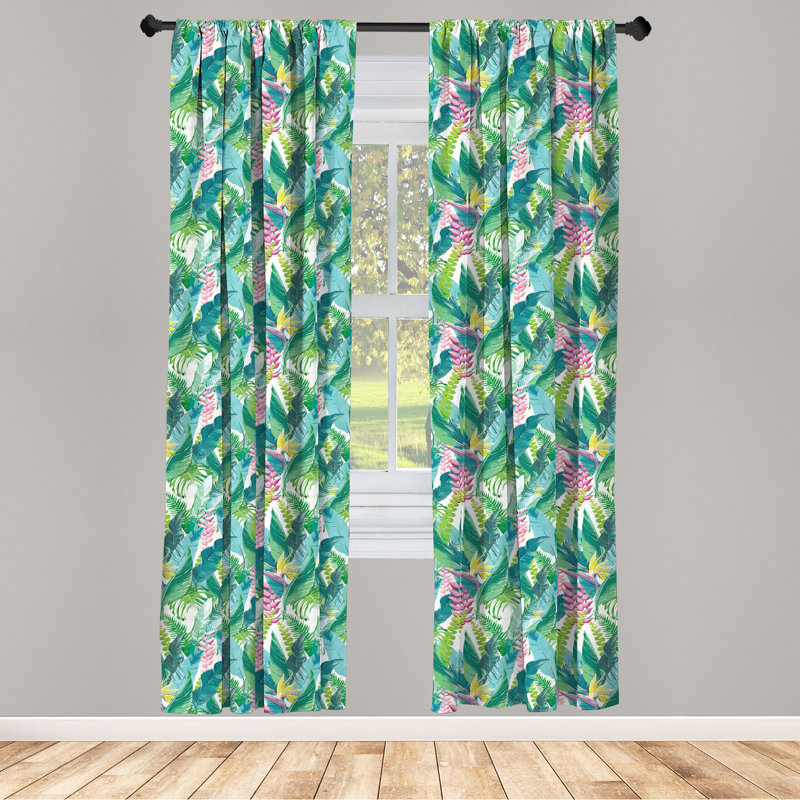 Semi-Sheer Rod Pocket Sliding Panel, 28" x 63"