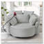 Fauteuil demi-tonneau pivotant à 360 °-12808522