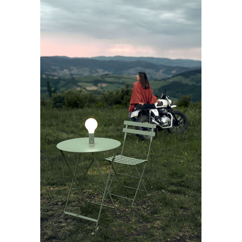 Bistro Outdoor Round Bistro Table, Cactus, 29" H x 24" W x 24" L