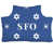 Bleu / blanc / blanc San Franciscon Basketball Cou