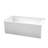 Grayley 60'' x 30'' Soaking Acrylic Bathtub-50480622-44684280