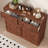 47 Inch Dresser for Bedroom, 8 Drawer Dresser with Large Drawers, Mid Century Modern Wide Wood Chest for Living Room, Hallway, Cherry Wood Color-577293714