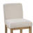 18'' Wide Upholstered Square Seat Rubber Wood Low Back Counter Height Bar Stools-118609579