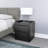 Capri Modern Double Drawer Low Profile Nightstand-1915568808