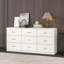 Commode moderne à 9 tiroirs pour la chambre à coucher - Vaste commode avec rangement, robuste et sécuritaire