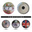 Ambridge Metal Wall Clock