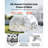 Garden Bubble Tent for 4-7 Person Outdoor Clear Geodesic Dome-116554838