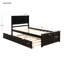 Lit plateforme avec lit gigogne simple-121066819