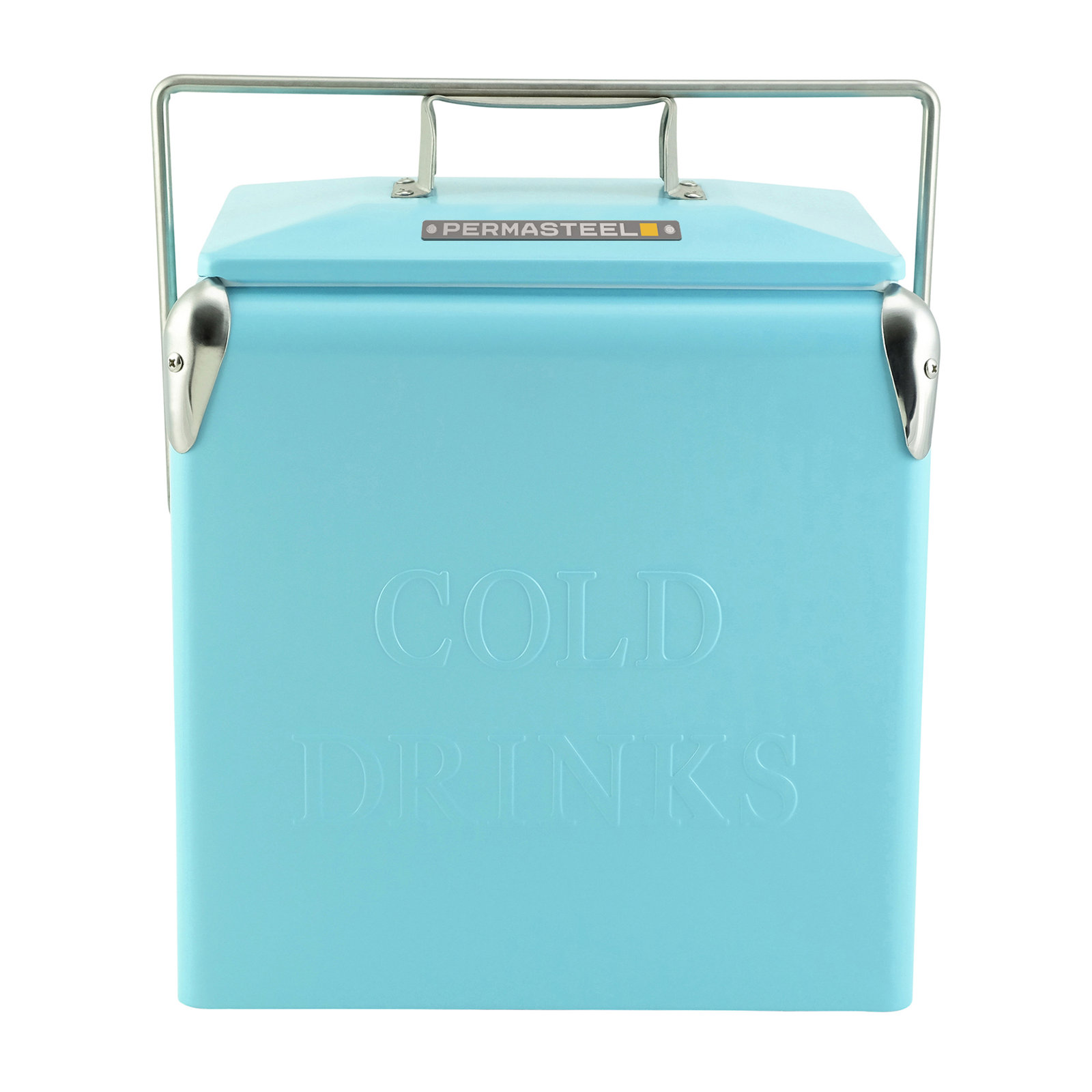 Permasteel 14-Quart Small Portable Cooler, Turq