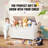 Kids Toy Storage Bench Wooden Toy Box Chest 32.68 x 17.91 x 24.02"-971756154