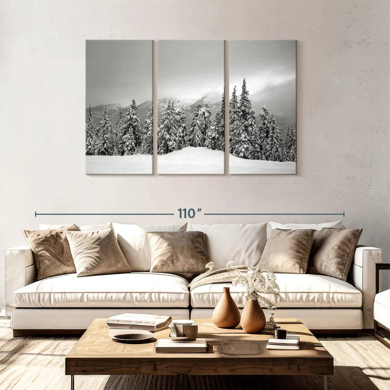 Paysage d'hiver Alvord Whistle, H 48 po x l 74 po