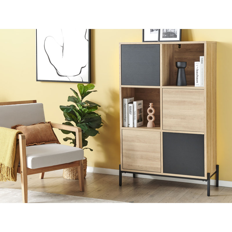 Aharon 135cm H x 81cm W Cube Bookcase