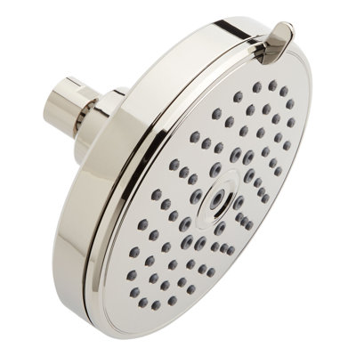 Pomme de douche ronde multifonctionnelle 2,5 GPM 6 po