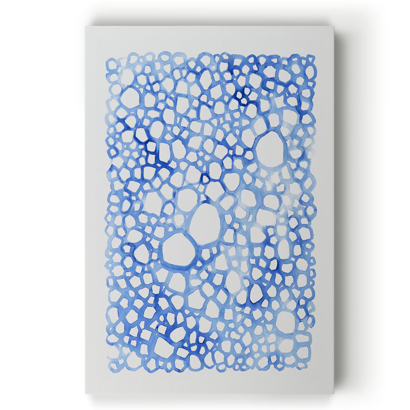 «Indigo Plexus I», reproduction sur toile, H 27 po x l 18 po x P 1 po, Toile tendue