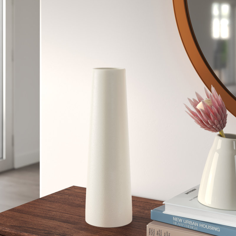 Brighouse Handmade Ceramic Table Vase, Cream