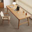 Bureau rectangulaire en bois massif Burlywood-210726698