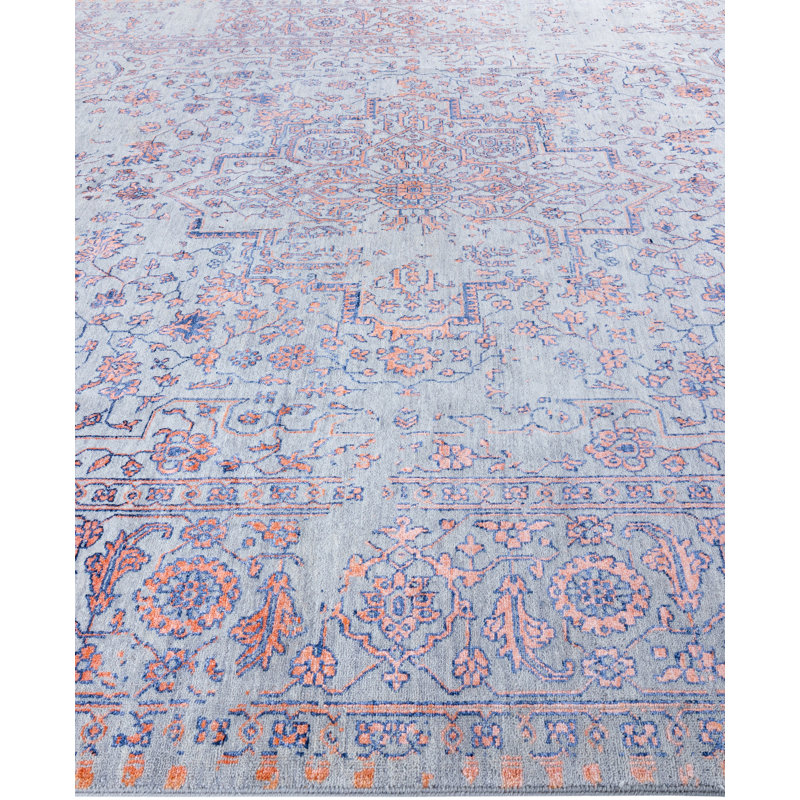 Overdyed One-of-a-Kind 9' x 11'10" Hand Knotted Area Rug