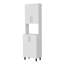 Garde-manger double blanc avec rangement ouvert