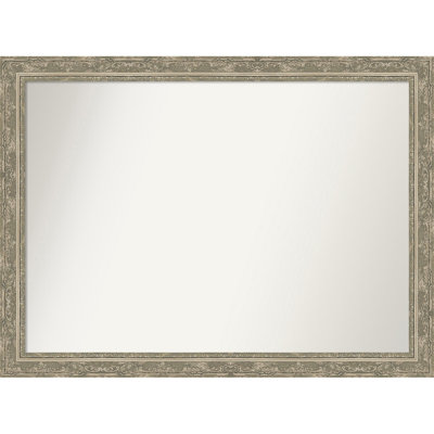 Filigree Non-Beveled Framed Wall Mirror