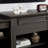 Media Console Table With Large Storage Cabinet, Modern TV Media Entertaionment Stand