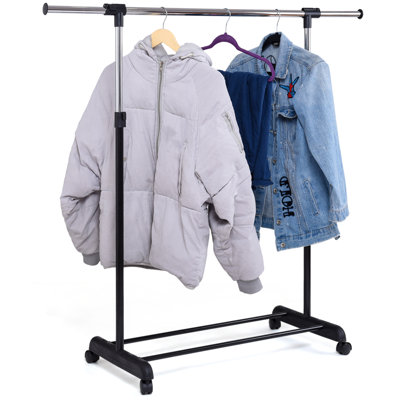 Sasaki Adjustable Rolling Clothing Rack