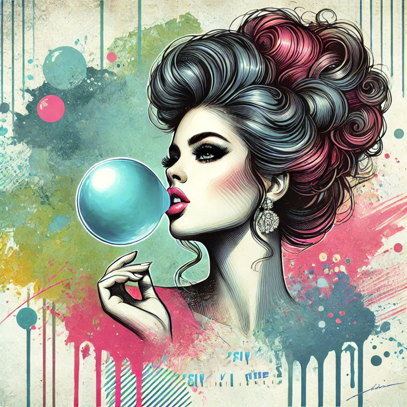 Art sur toile Bold Glamour, H 12 po x l 12 po x P 1 po