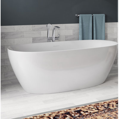 Unwind 67" x 32" Freestanding Soaking Bathtub