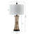 26.5'' Wicker Traditional Table Lamp With Usb