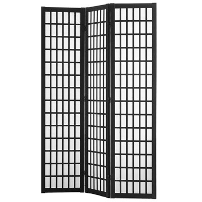 Paravent, paravent japonais à 3 panneaux, paravent pliant en bois pour l'intérieur, paravents japonais cloisons décoratifs portables, pour la séparation des pièces, bureau à domicile, restaurant et chambre à coucher