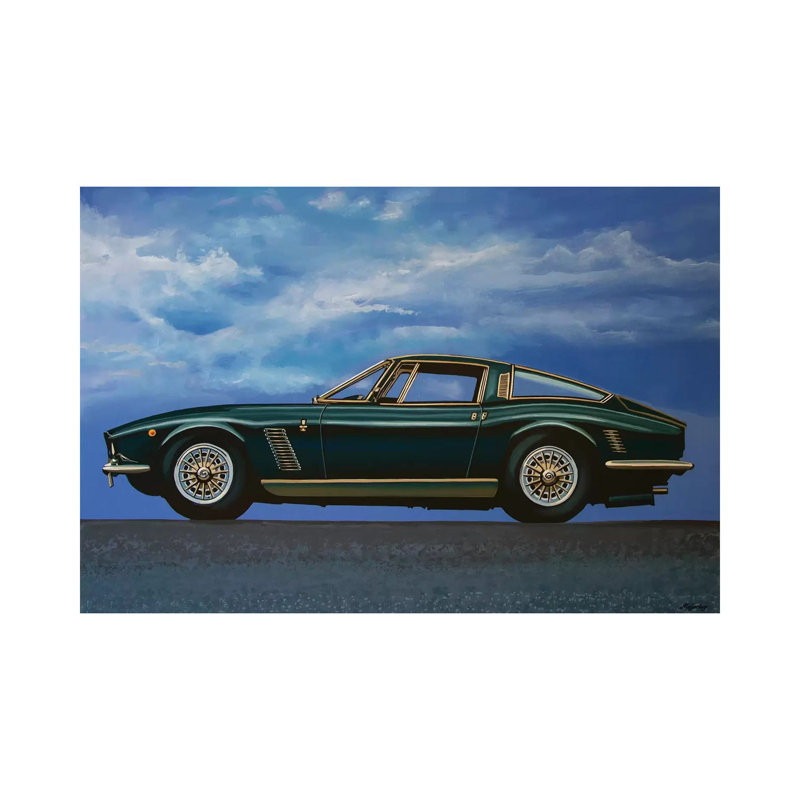 Iso Grifo GL par Paul Meijering - Toile tendue avec châssis sur toile, H 12 po x l 18 po x 1,5 po