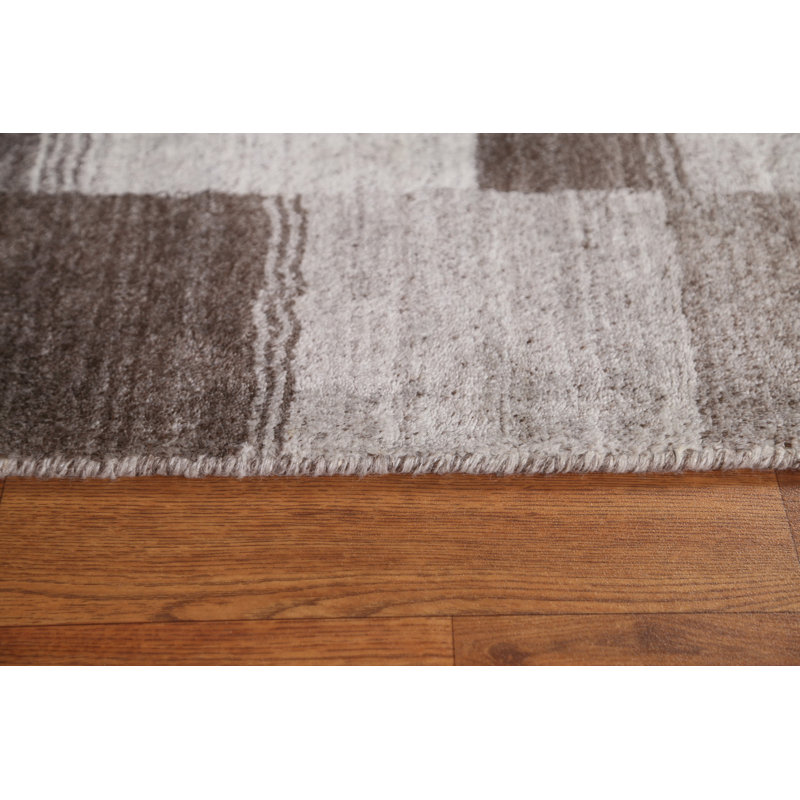 Tapis damier Gabbeh 2 x 5