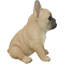 Figurine réaliste réaliste adorable chiot bouledogue français H 6 po