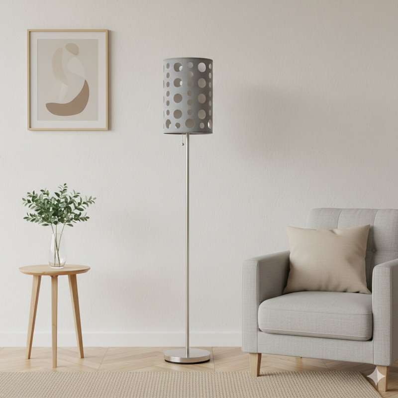 LAMPE RÉTRO 62 GRIS / BLANC