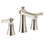 Moen Flara 2 Lever-Handle Widespread Bathroom Faucet Trim Kit, Valve Required-2049945254