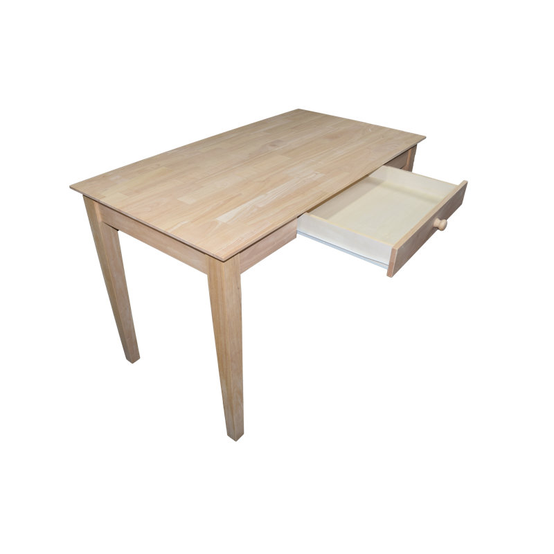 Williams Solid Wood Solid Wood Writing Desk, Beige