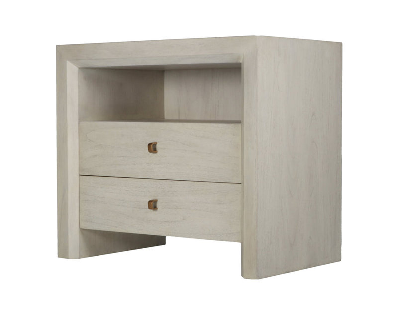 Millie 2 - Drawer Solid Wood Nightstand